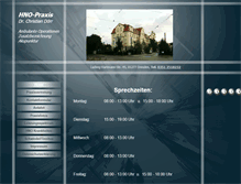 Tablet Screenshot of hno-praxis-doerr.de
